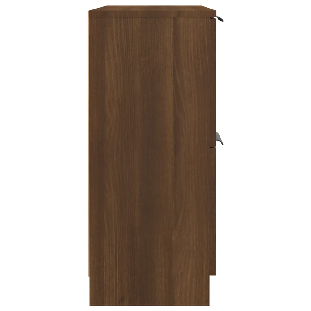 Sideboard Brown Oak 60x30x70 cm Engineered Wood