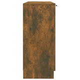 Sideboard Smoked Oak 90.5x30x70 cm Engineered Wood - Rear View
