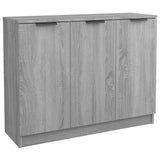 Sideboard Grey Sonoma 90.5x30x70 cm Engineered Wood - Front View