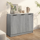 Sideboard Grey Sonoma 90.5x30x70 cm Engineered Wood - Side View