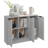 Sideboard Grey Sonoma 90.5x30x70 cm Engineered Wood - Top-Down View