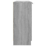 Sideboard Grey Sonoma 90.5x30x70 cm Engineered Wood - Rear View