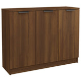 Sideboard Brown Oak 90.5x30x70 cm Engineered Wood - Front View