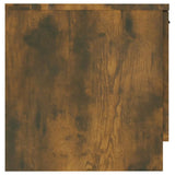 Bedside Cabinet Smoked Oak 40x39x40 cm