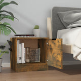 Bedside Cabinets 2 pcs Smoked Oak 40x39x40 cm