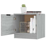 Bedside Cabinet Grey Sonoma 40x39x40 cm - Close-Up Angle
