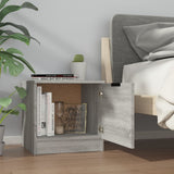 Bedside Cabinets 2 pcs Grey Sonoma 40x39x40 cm - Top-Down View