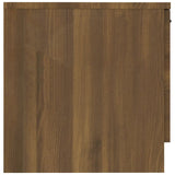 Bedside Cabinets 2 pcs Brown Oak 40x39x40 cm - Low Angle