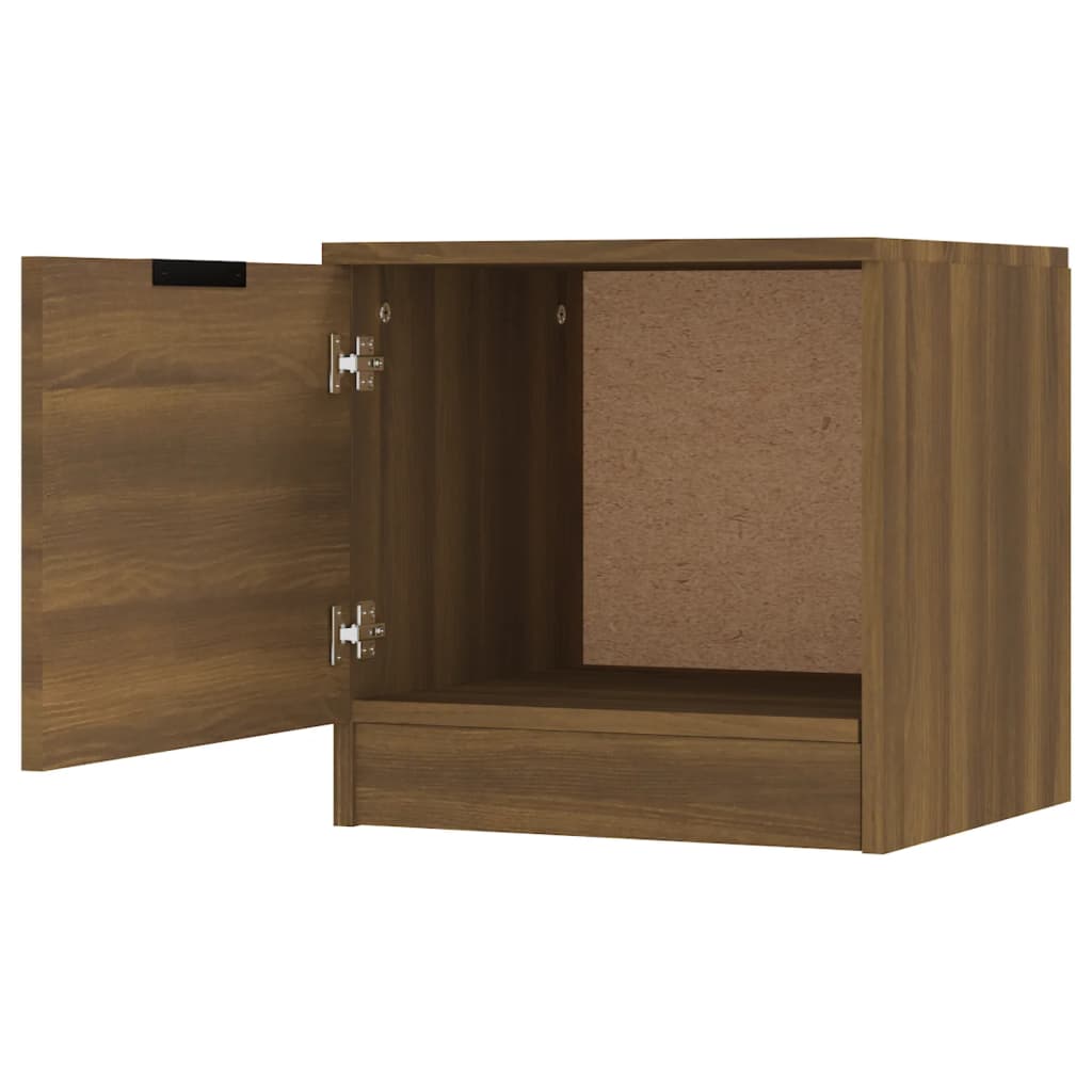Bedside Cabinets 2 pcs Brown Oak 40x39x40 cm