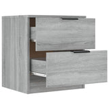 Bedside Cabinet Grey Sonoma Engineered Wood