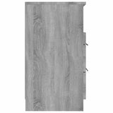 Bedside Cabinet Grey Sonoma Engineered Wood