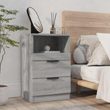 Bedside Cabinet Grey Sonoma Engineered Wood