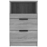Bedside Cabinets 2 pcs Grey Sonoma Engineered Wood