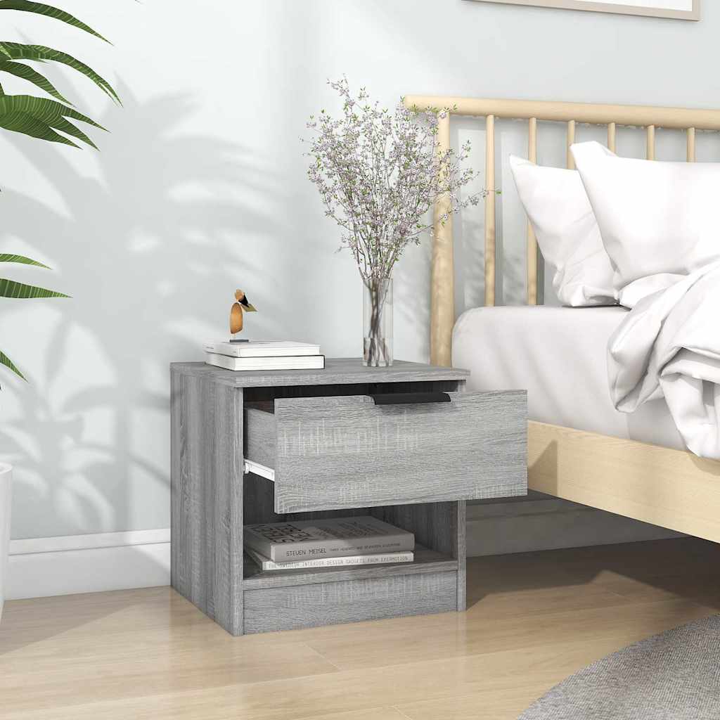 Bedside cabinets 40 x 39 x 40cm Engineered Wood