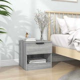 Bedside cabinets 40 x 39 x 40cm Engineered Wood
