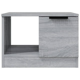 Coffee Table Grey Sonoma 50x50x36 cm Engineered Wood - 45-Degree Angle