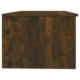 Coffee Table Smoked Oak 102x50x36 cm Engineered Wood