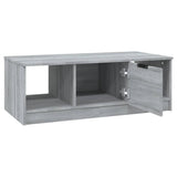 Coffee Table Grey Sonoma 102x50x36 cm Engineered Wood