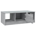 Coffee Table Grey Sonoma 102x50x36 cm Engineered Wood