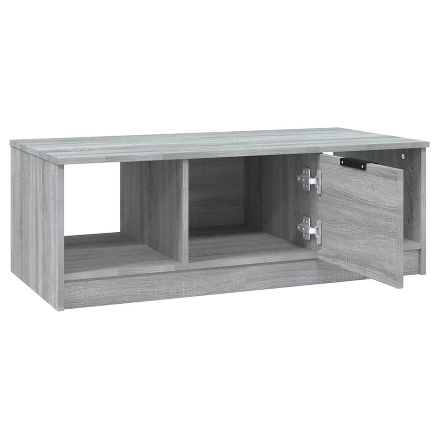 Coffee Table Grey Sonoma 102x50x36 cm Engineered Wood