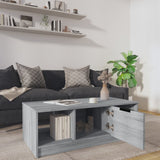 Coffee Table Grey Sonoma 102x50x36 cm Engineered Wood