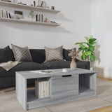 Coffee Table Grey Sonoma 102x50x36 cm Engineered Wood