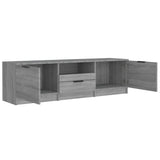 TV Cabinet Grey Sonoma 140x35x40 cm Engineered Wood - 45-Degree Angle