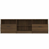 TV Cabinet Brown Oak 150x33.5x45 cm Engineered Wood - Top-Down View