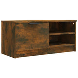 TV Cabinets 2 pcs Smoked Oak 80x35x36.5 cm Engineered Wood - Rear View