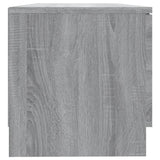 TV Cabinet Grey Sonoma 80x35x36.5 cm Engineered Wood - Close-Up Angle