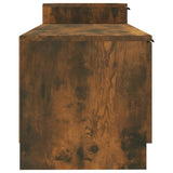 TV Cabinet Smoked Oak 158.5x36x45 cm Engineered Wood