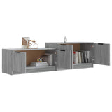 TV Cabinet Grey Sonoma 158.5x36x45 cm Engineered Wood - Top-Down View