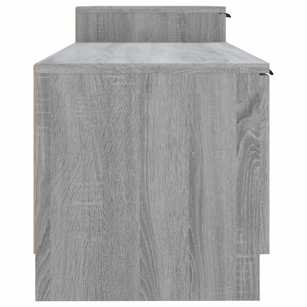 TV Cabinet Grey Sonoma 158.5x36x45 cm Engineered Wood