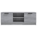 TV Cabinet Grey Sonoma 102x35x36.5 cm Engineered Wood - Side View