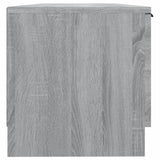 TV Cabinet Grey Sonoma 102x35x36.5 cm Engineered Wood - 45-Degree Angle