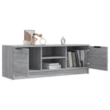 TV Cabinet Grey Sonoma 102x35x36.5 cm Engineered Wood - Close-Up Angle