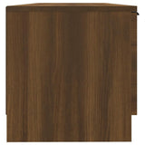 TV Cabinet Brown Oak 102x35x36.5 cm Engineered Wood