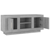 TV Cabinet Grey Sonoma 102x35x45 cm Engineered Wood - Close-Up Angle
