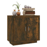 Sideboard Smoked Oak 80x40x75 cm Engineered Wood - Top-Down View