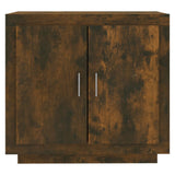 Sideboard Smoked Oak 80x40x75 cm Engineered Wood - 45-Degree Angle