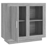 Sideboard Grey Sonoma 80x40x75 cm - Close-Up Angle