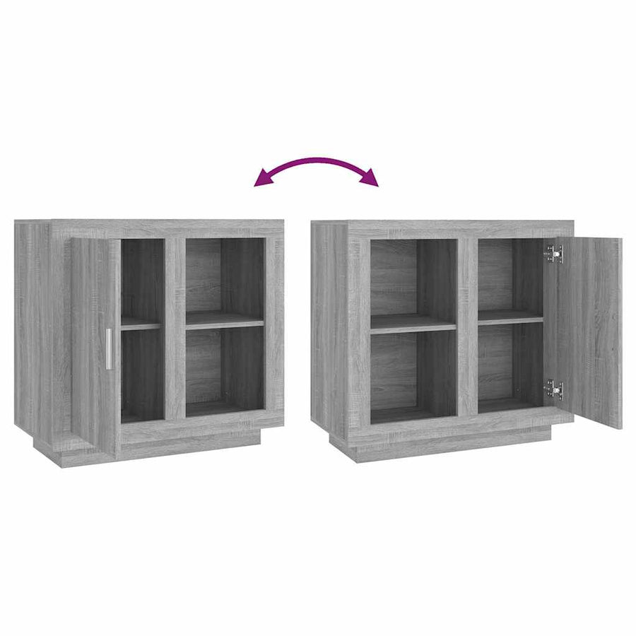 Sideboard Grey Sonoma 80x40x75 cm
