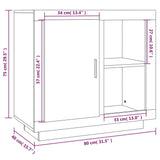 Sideboard Grey Sonoma 80x40x75 cm - Extra Image