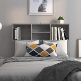 Headboard Cabinet Grey Sonoma 100 cm