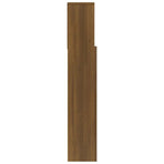 Headboard Cabinet Brown Oak 120 cm