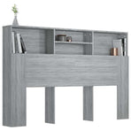 Headboard Cabinet Grey Sonoma 160 cm