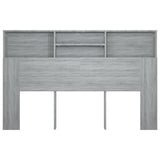 Headboard Cabinet Grey Sonoma 160 cm