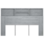 Headboard Cabinet Grey Sonoma 160 cm