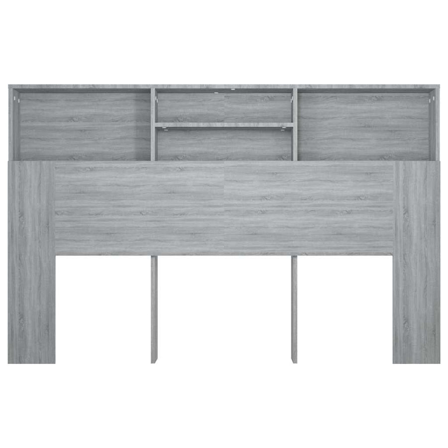 Headboard Cabinet Grey Sonoma 160 cm