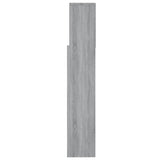 Headboard Cabinet Grey Sonoma 160 cm - Rear View